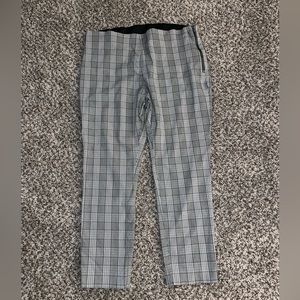 Plaid Ankle Pants